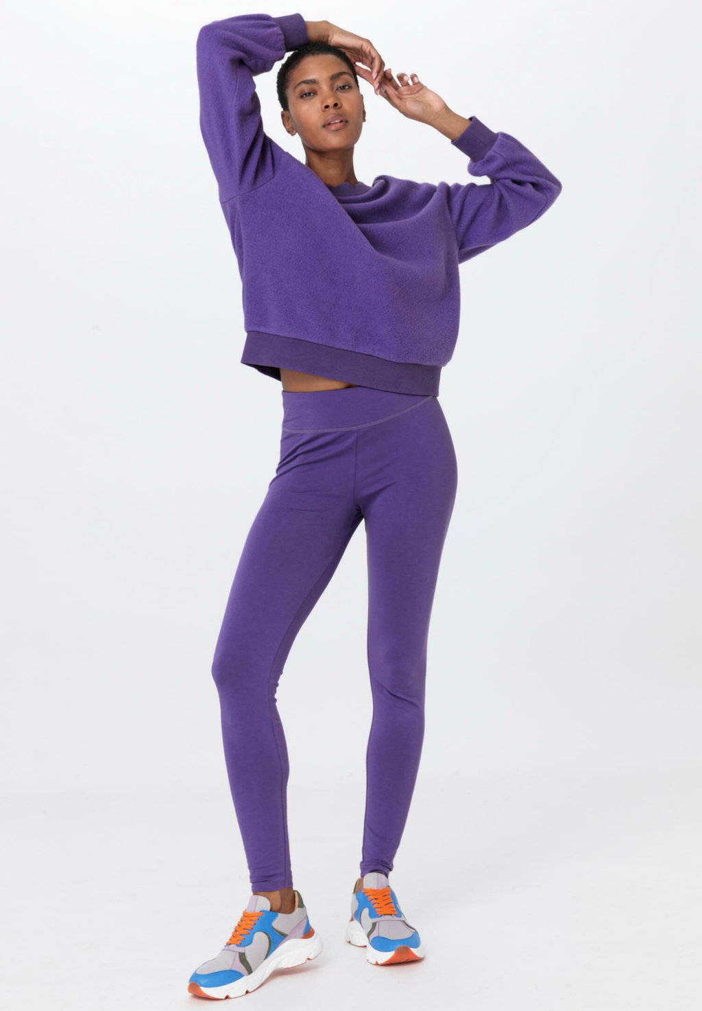 

Флисовый свитер hessnatur, цвет violett