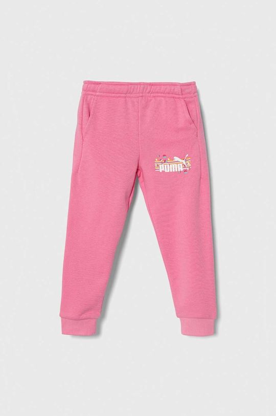 цена Puma Детские спортивные штаны ESS+ SUMMER CAMP Sweatpants TR, розовый