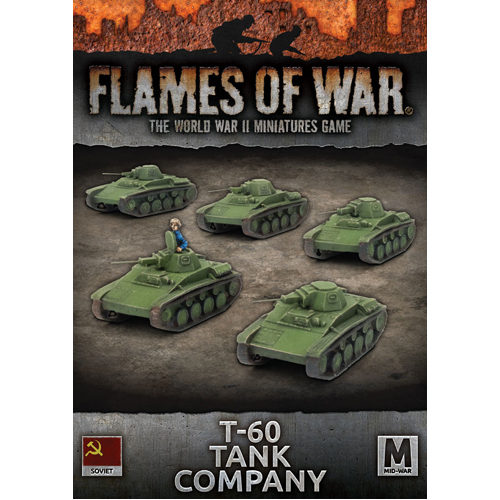 Фигурки Flames Of War: T-60 Tank Company