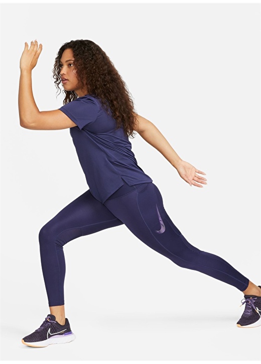 Фиолетовые женские леггинсы Nike
