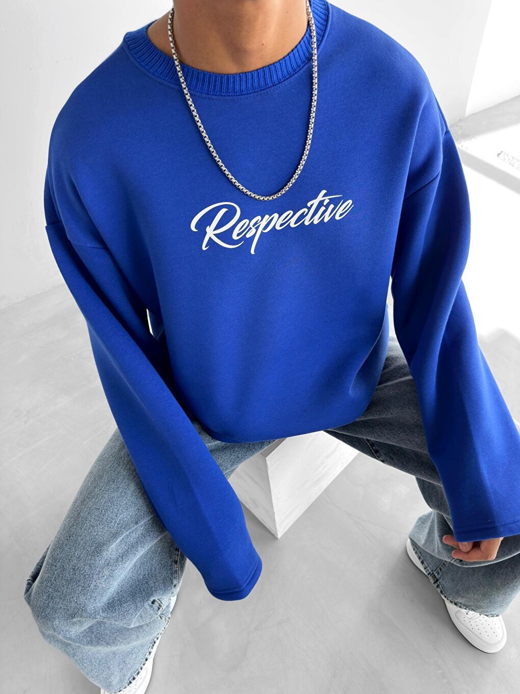 

Толстовка Oversize Saks Blue ablukaonline