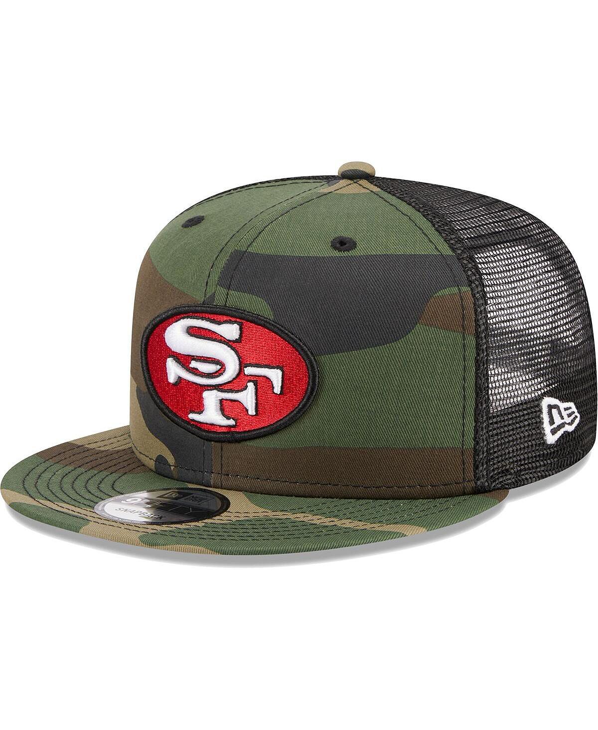 

Мужская камуфляжная кепка San Francisco 49ers Throwback Main Trucker 9FIFTY Snapback New Era