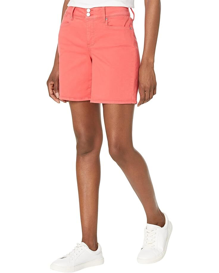 

Шорты NYDJ Frankie Relaxed Shorts in Red Fox, красный