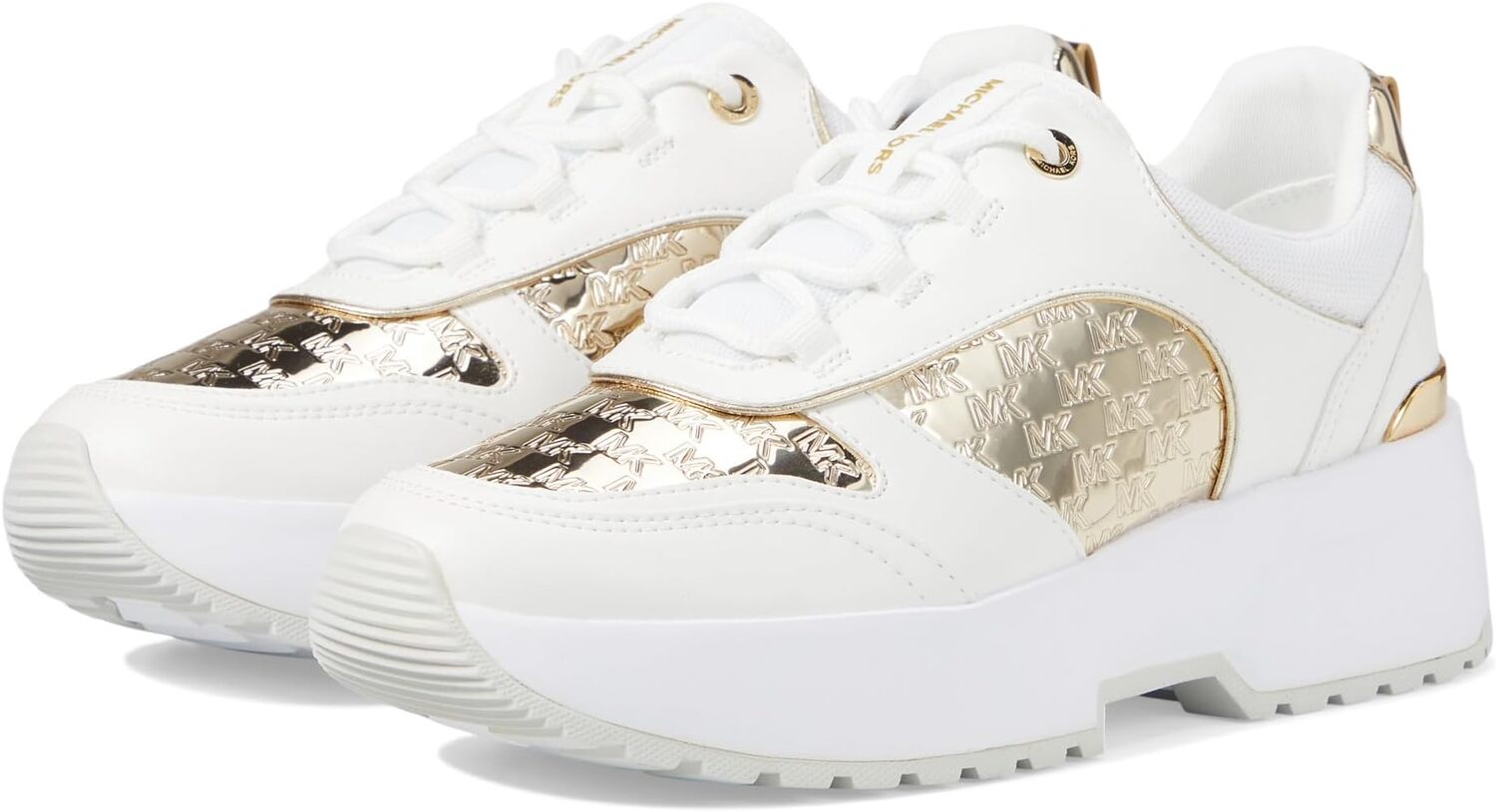 Кроссовки Percy Trainer MICHAEL Michael Kors, цвет Pale Gold кроссовки michael michael kors allie trainer pale gold