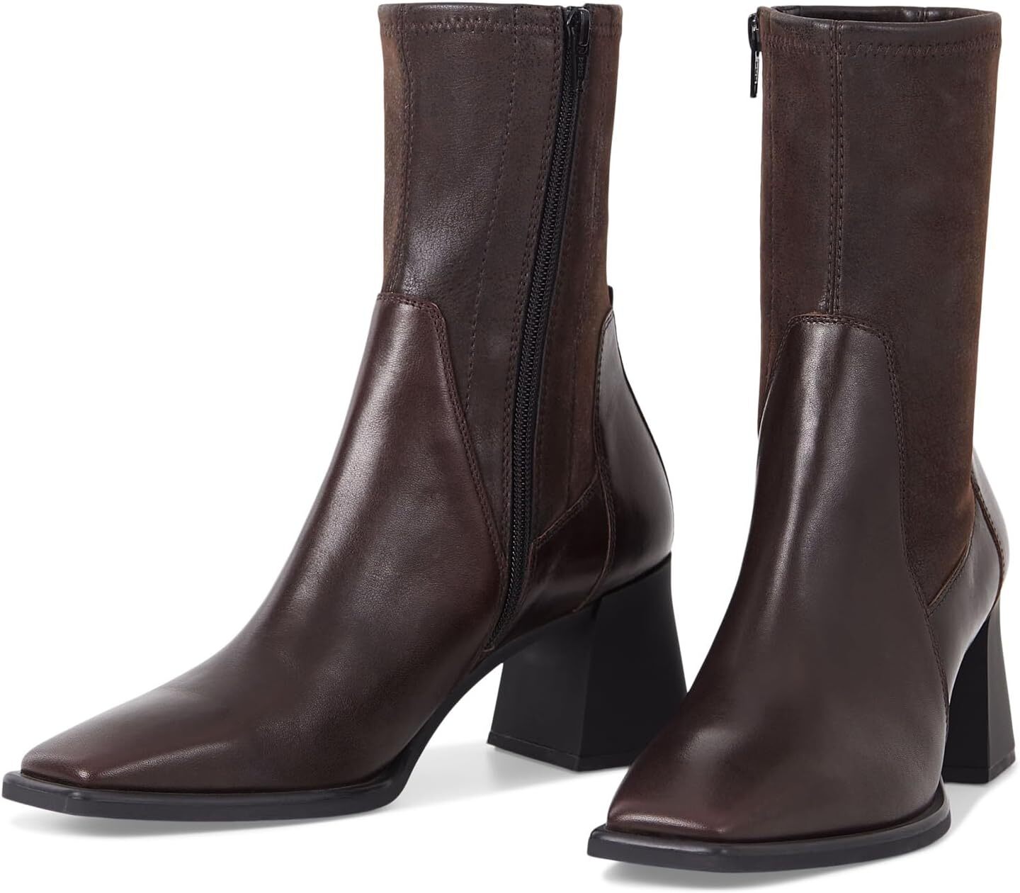 

Сапоги Hedda Leather Short Stretch Bootie Vagabond Shoemakers, цвет Chocolate