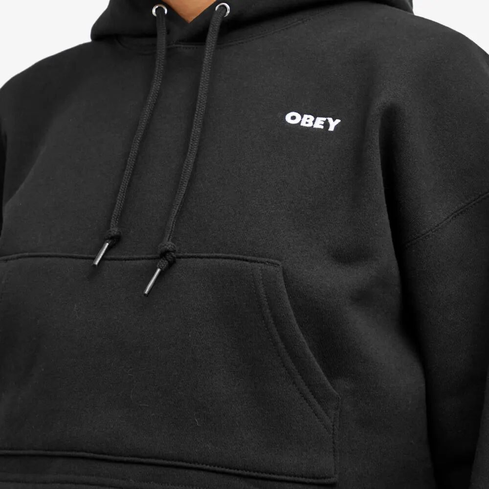 

Толстовка с ярким логотипом Obey, черный