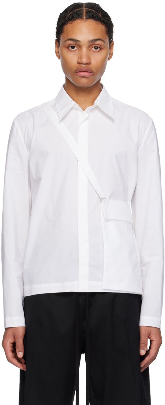

Белая рубашка со съемным чехлом Mm6 Maison Margiela