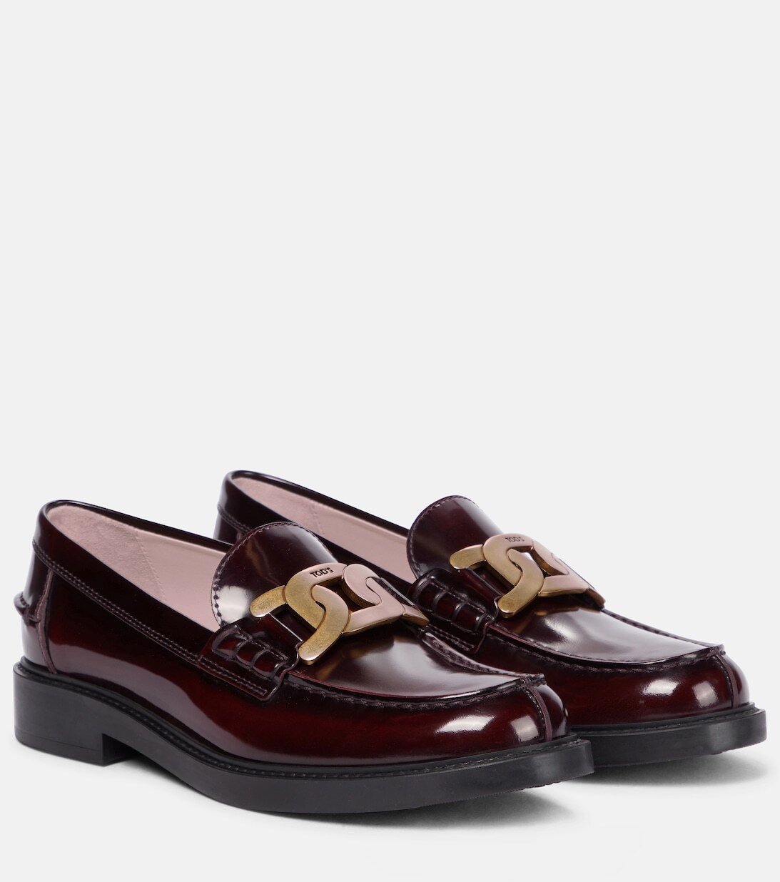 

Кожаные лоферы Kate Tod's, красный