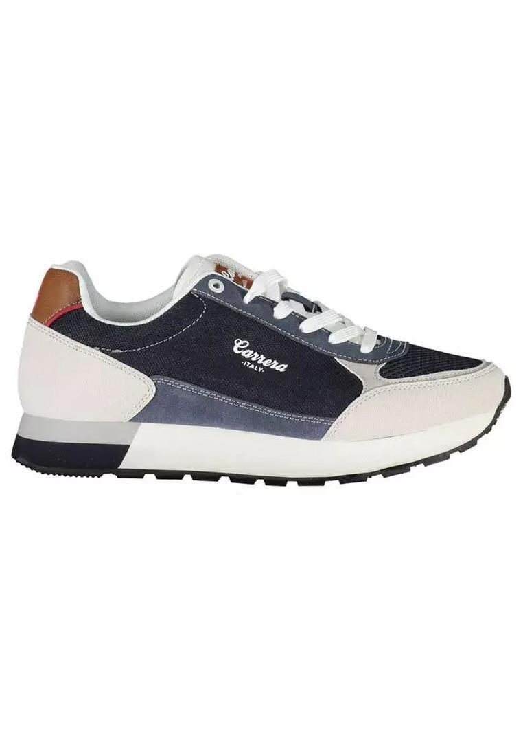 

Кроссовки с контрастными деталями и шнурками Carrera, синий