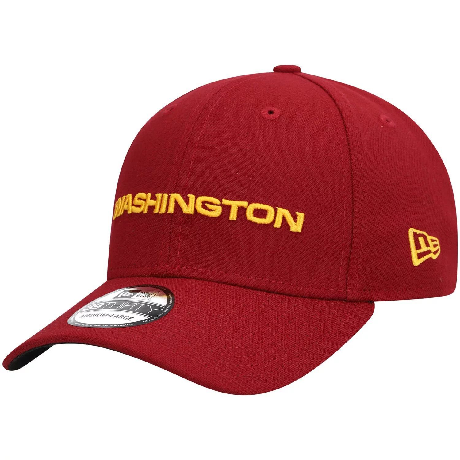 

Мужская кепка New Era бордового цвета Washington Football Team Wordmark Team Classic 39THIRTY Flex Hat