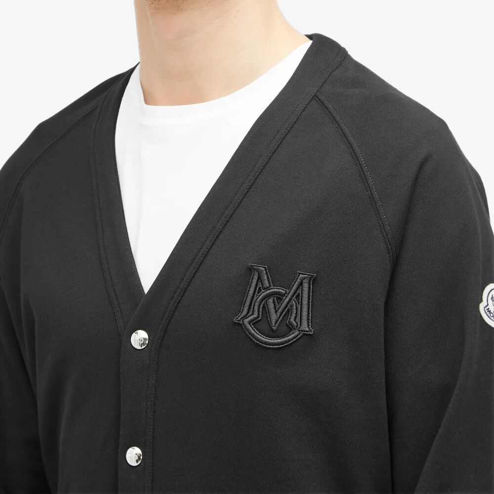 

Moncler Кардиган с логотипом в тон, черный