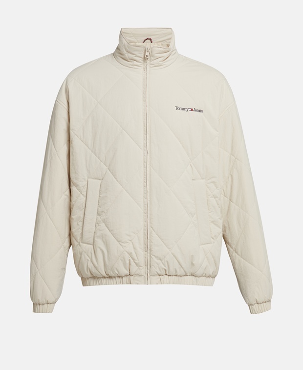 

Стеганый блузон Tommy Jeans, цвет Oatmeal