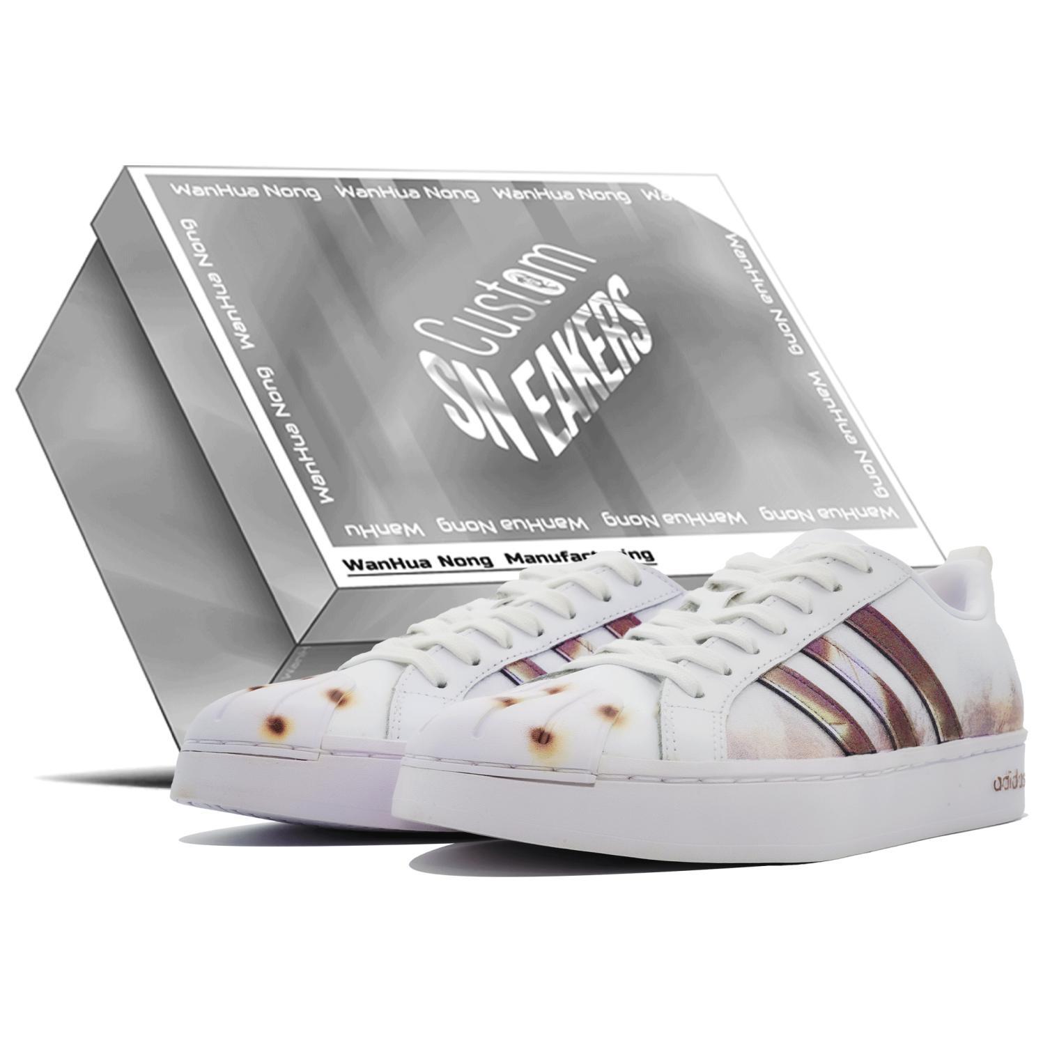 

Кроссовки adidas neo Streetcheck Skateboarding Shoes Women's Low-top Black, белый
