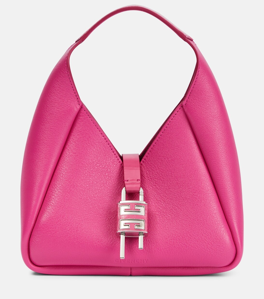 

Кожаная сумка через плечо G-Hobo Mini Givenchy, розовый