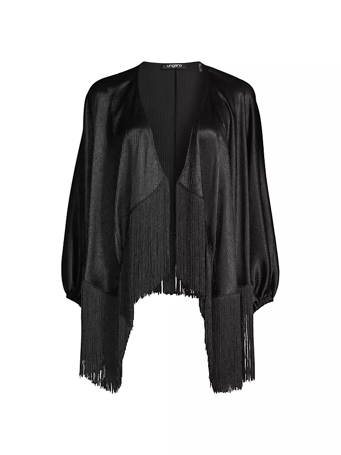 

Куртка Gianni с бахромой Ungaro, черный