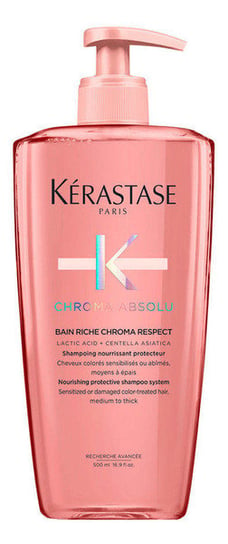 Шампунь для защиты цвета волос 500мл Kerastase Chroma Absolu Bain Riche Chroma Respect цена и фото