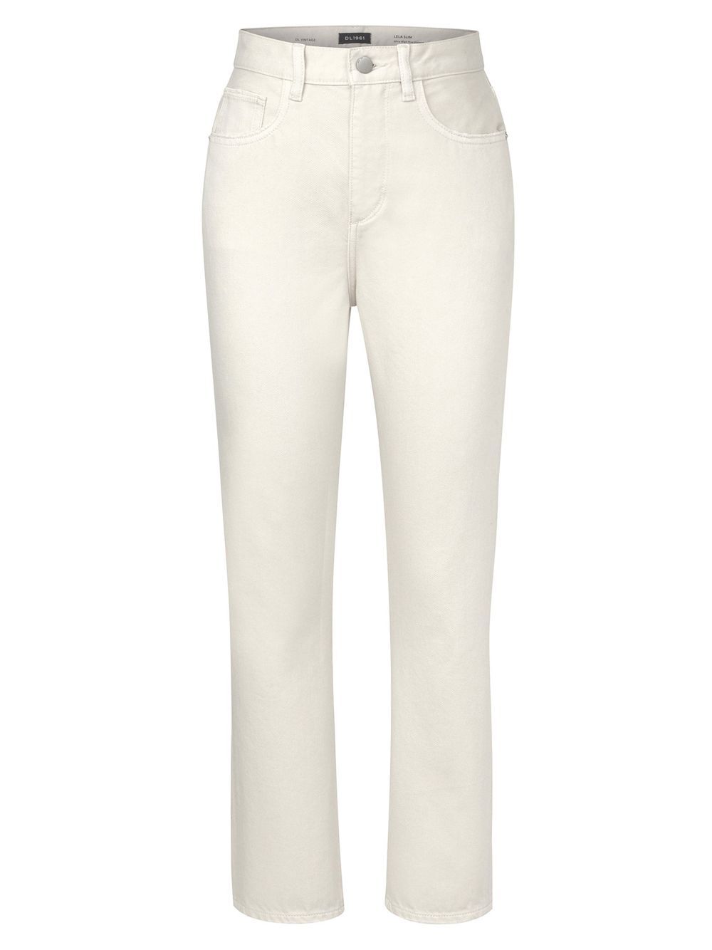 

Джинсы Lela Slim в винтажном стиле DL1961 Premium Denim, экру