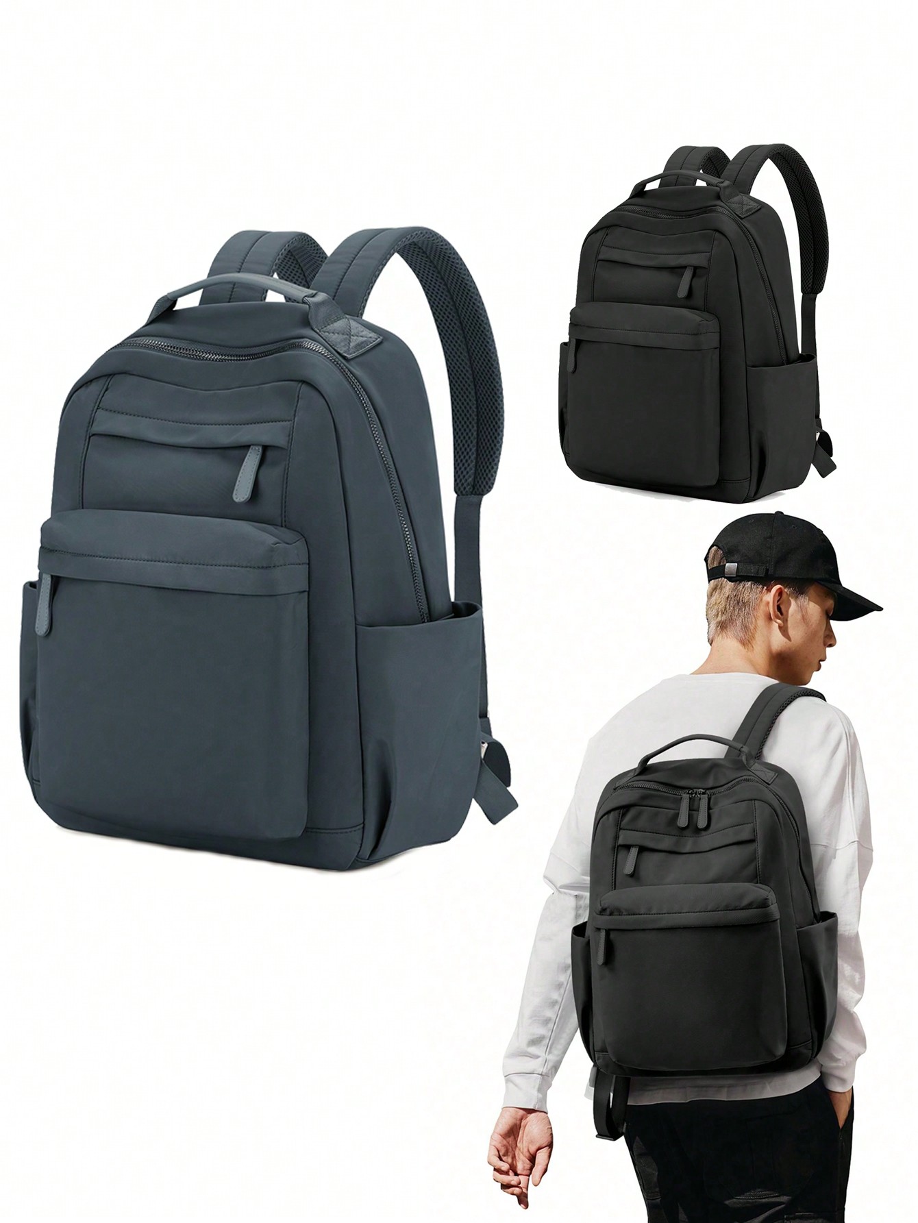 Рюкзаки Мужские школьные ранцы, серый рюкзак школьный рюкзак школьные рюкзаки школьные сумки школьные сумки с динозавром школьные ранцы детские школьные сумки