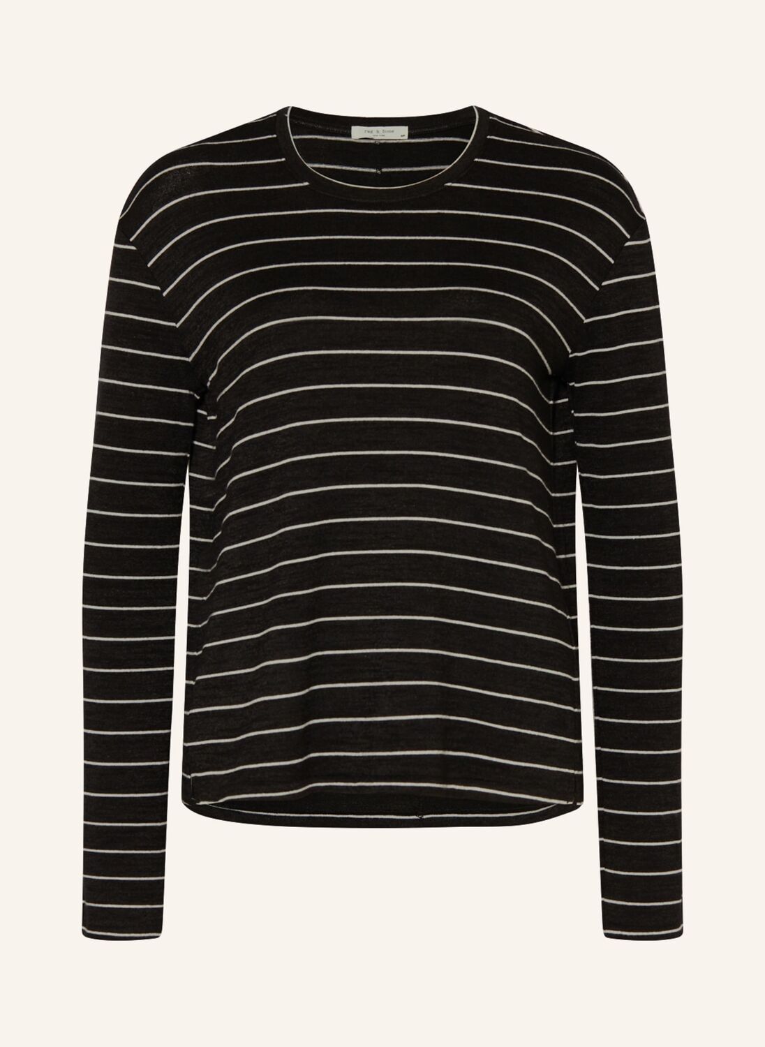 

Лонгслив rag & bone, черный
