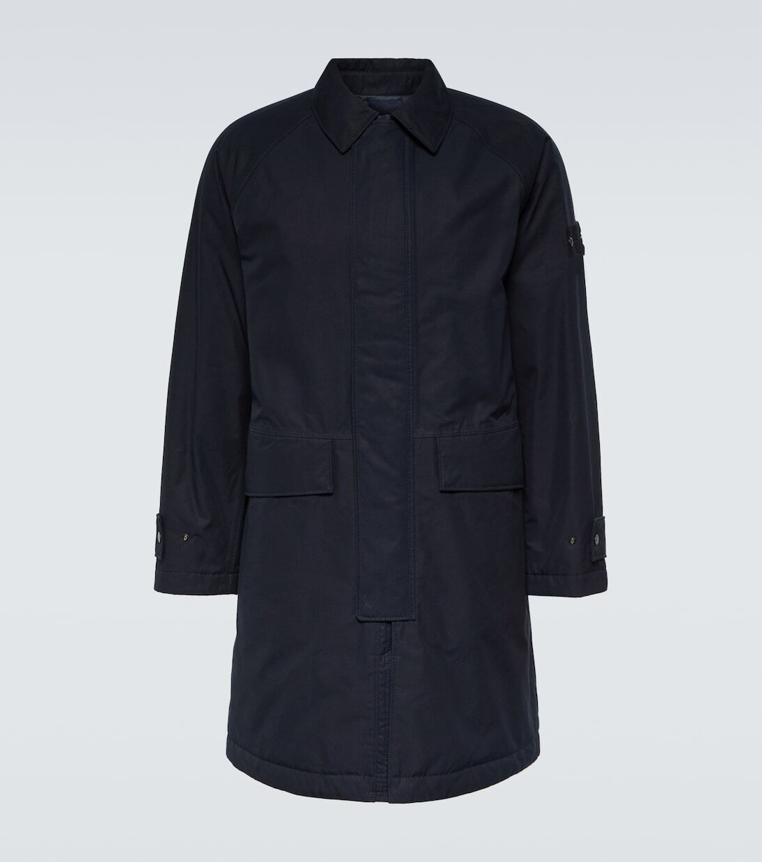 

Парка ghost из хлопка Stone Island, синий