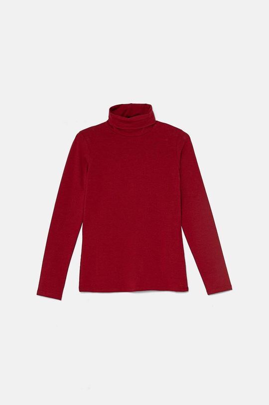 

Детский лонгслив United Colors of Benetton, бордовый