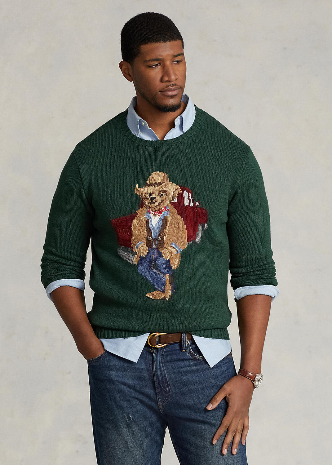 

Хлопковый свитер Polo Bear
