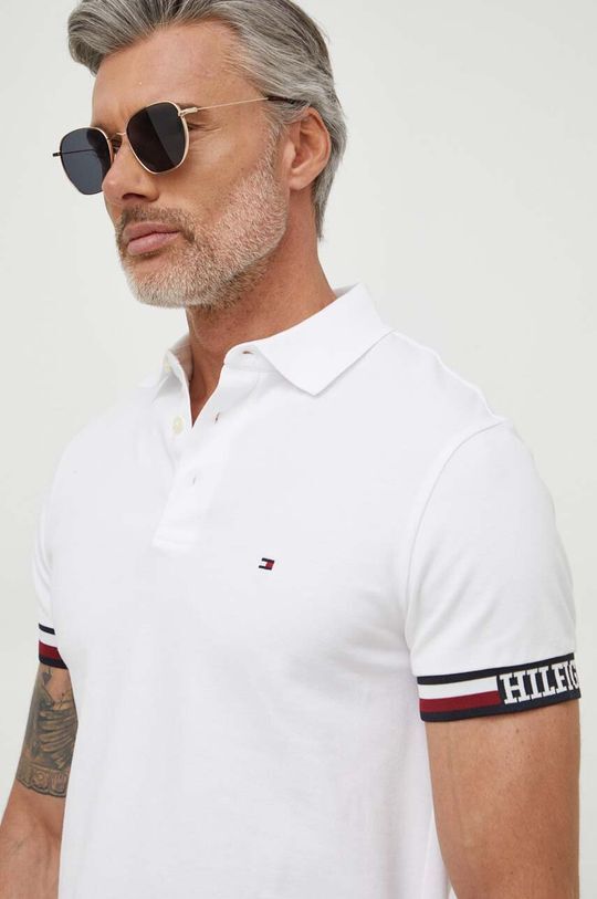 

Поло Tommy Hilfiger, белый