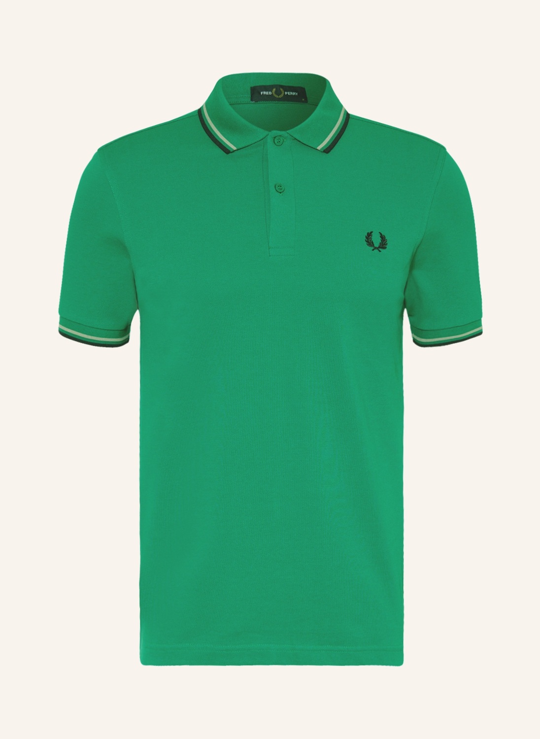 

Рубашка поло FRED PERRY Piqué M3600 Slim Fit, зеленый