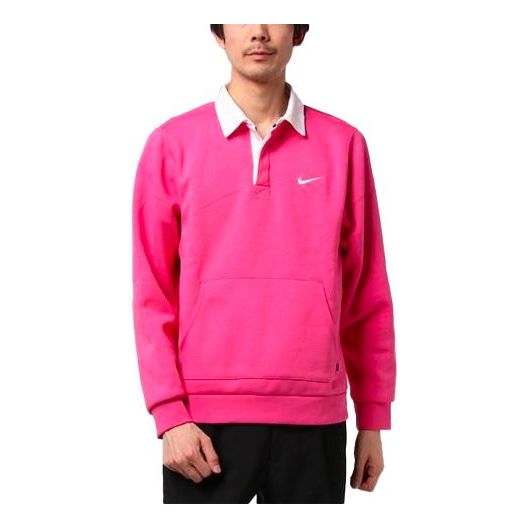 Толстовка Men's Nike SB Skateboard Casual Sports Fleece Lined Pink, розовый цена и фото