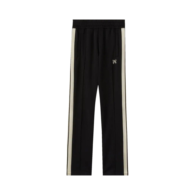 Спортивные брюки Palm Angels Monogram 'Black/Off White', черный