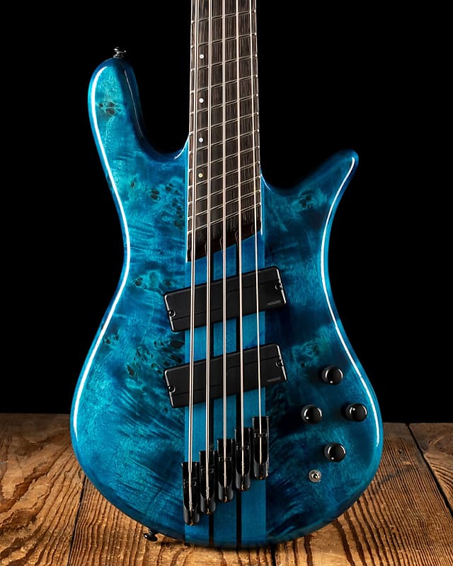 Басс гитара Spector NS Dimension 5 - Black & Blue Gloss - Free Shipping