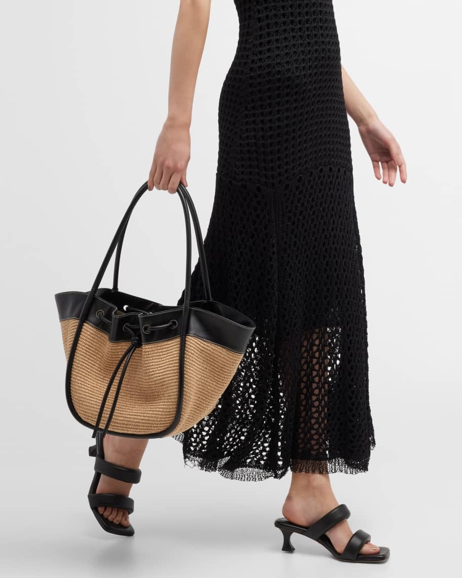 

Большая сумка из рафии с рюшами Proenza Schouler