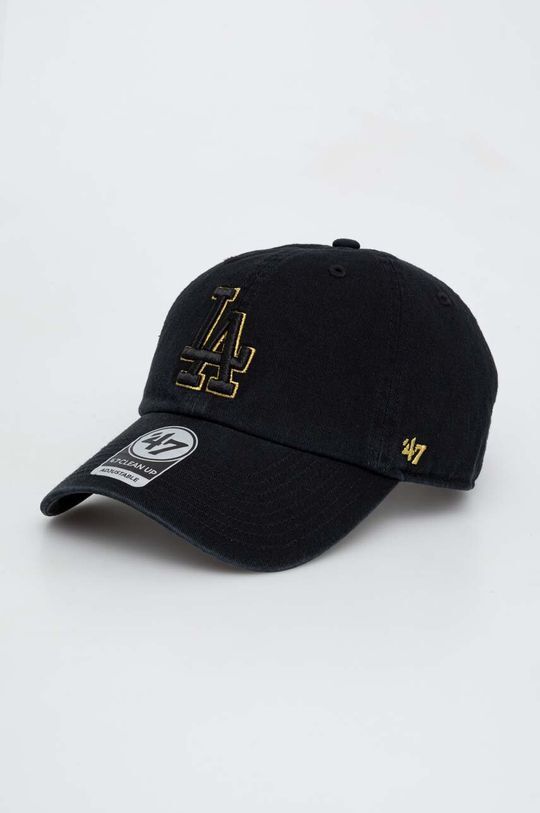 

Хлопковая бейсболка MLB Los Angeles Dodgers 47brand, черный