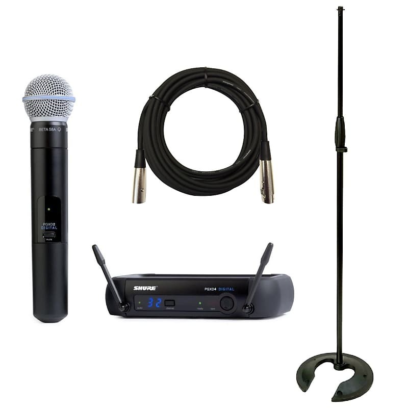 

Беспроводная микрофонная система Shure PGXD24/BETA58 Wireless Microphone System with Beta 58A (Band X8: 902 - 928 MHz)