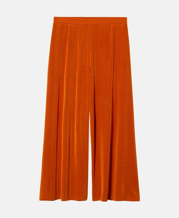 

Широкие брюки Mango, оранжевый