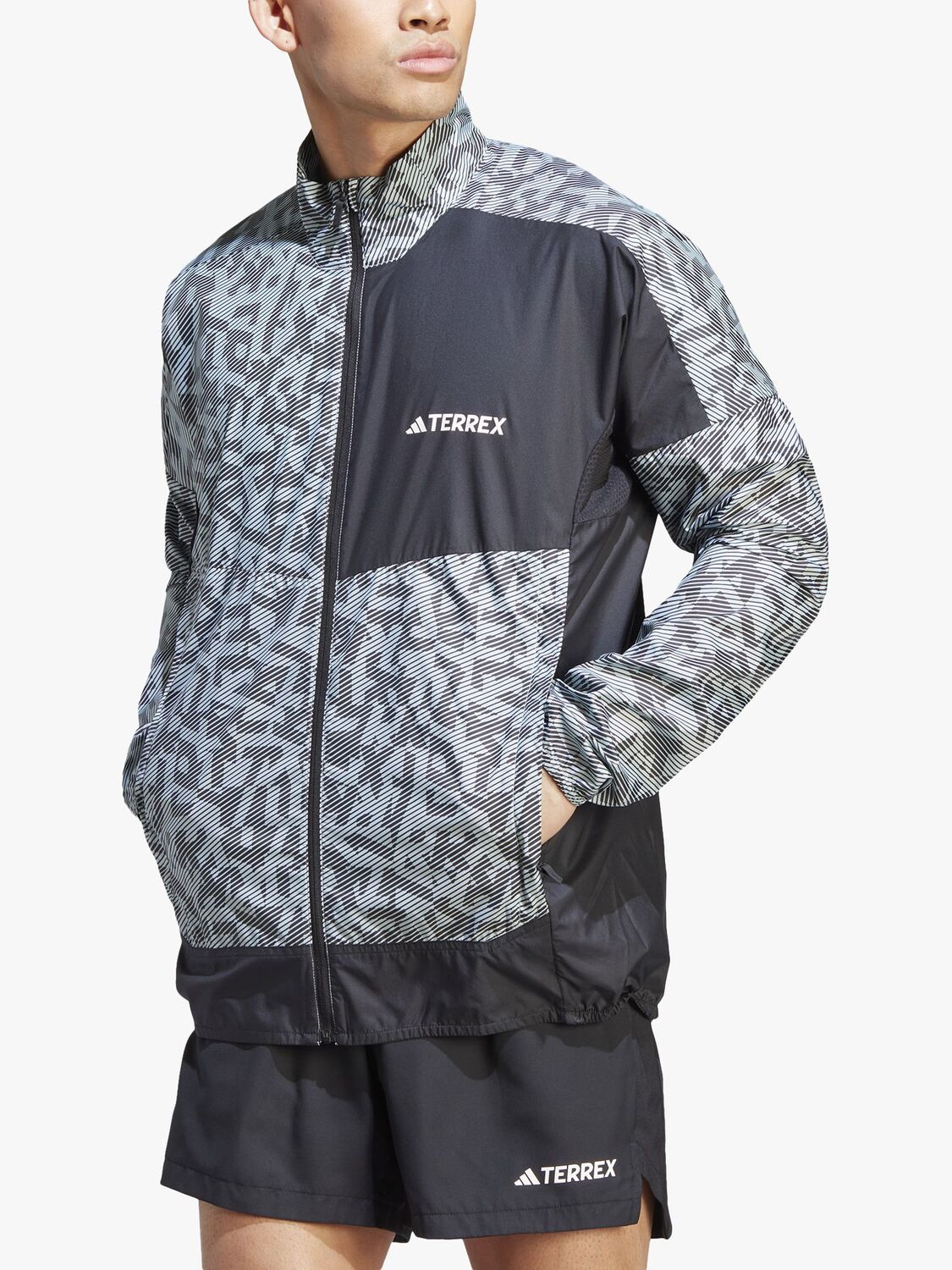 

Куртка adidas Trail Wind, Wonder Silver/Black