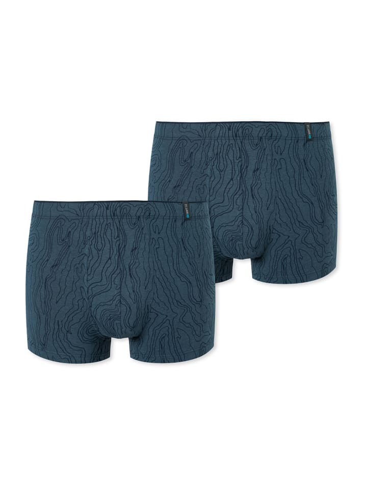 

Боксеры Schiesser Trunk Long Life Soft, синий