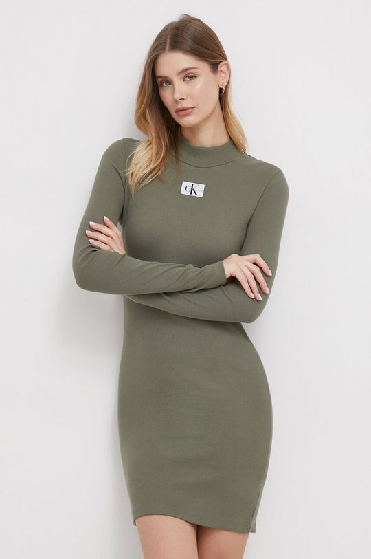 

Платье Calvin Klein Jeans, зеленый