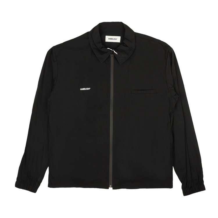 Куртка Ambush Zip Pocket Shirt 'Black', черный