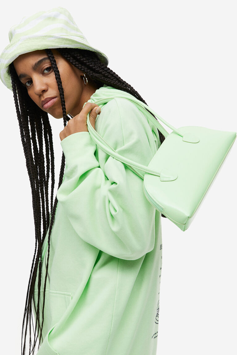 Маленькая сумка через плечо H&M, зеленый