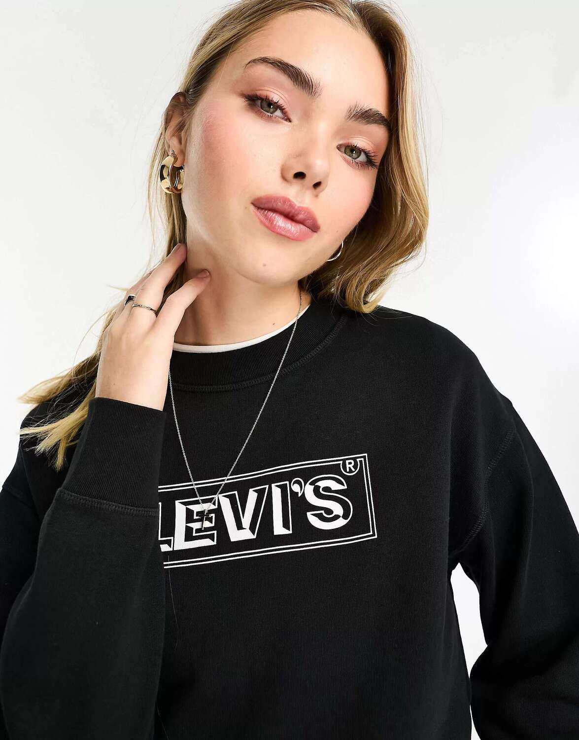 

Черная толстовка Levi's с логотипом boxtab, Черный