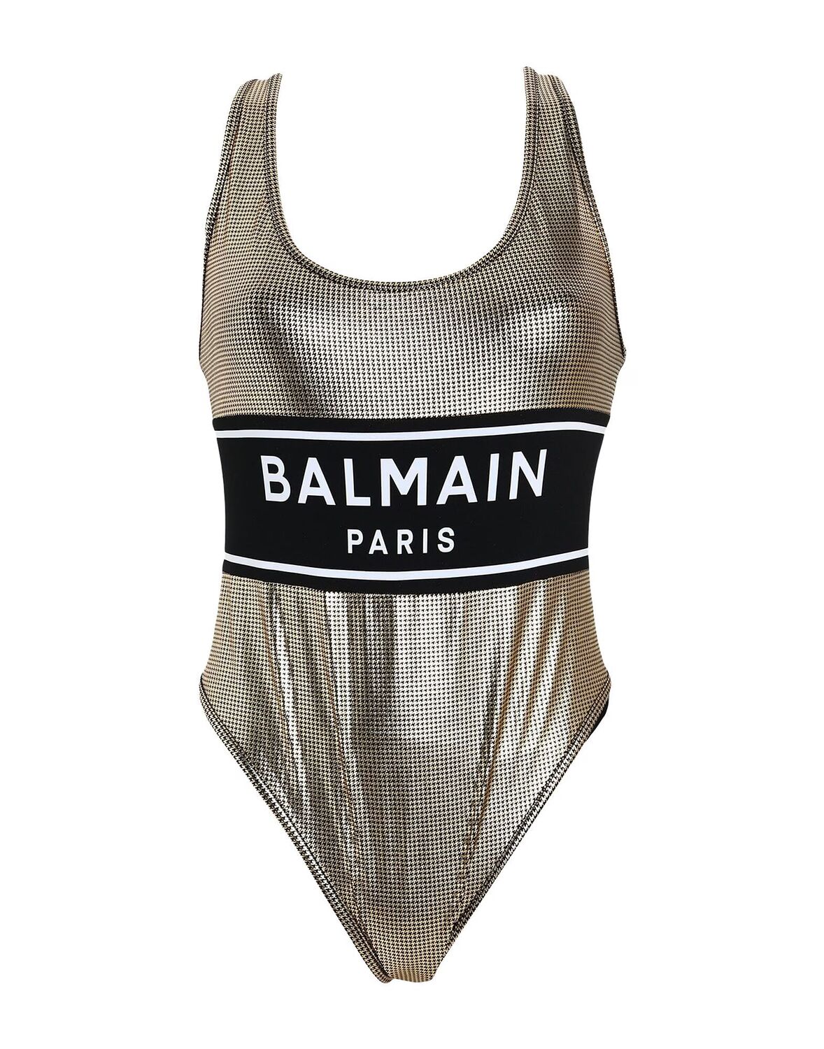 

Цельный купальник Balmain, золото