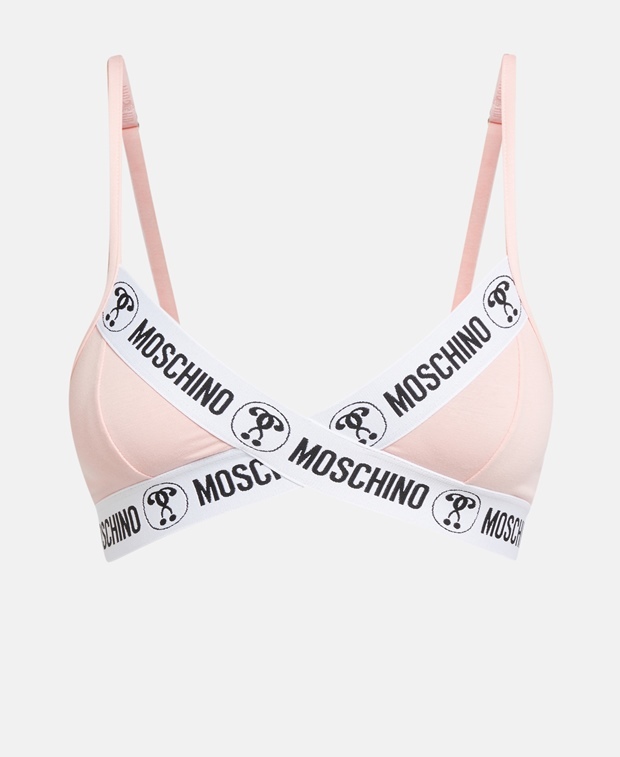 

Мягкий бюстгальтер Moschino Underwear, розовый