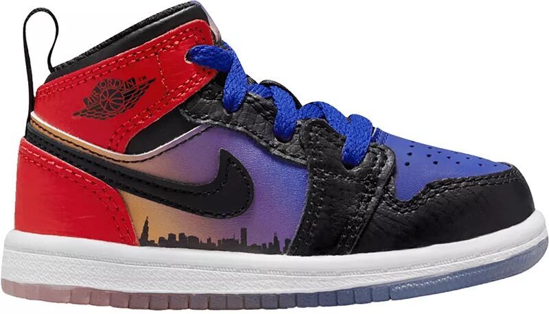 

Баскетбольные кроссовки Jordan Toddler Jordan 1 Mid SS, оранжевый/фиолетовый