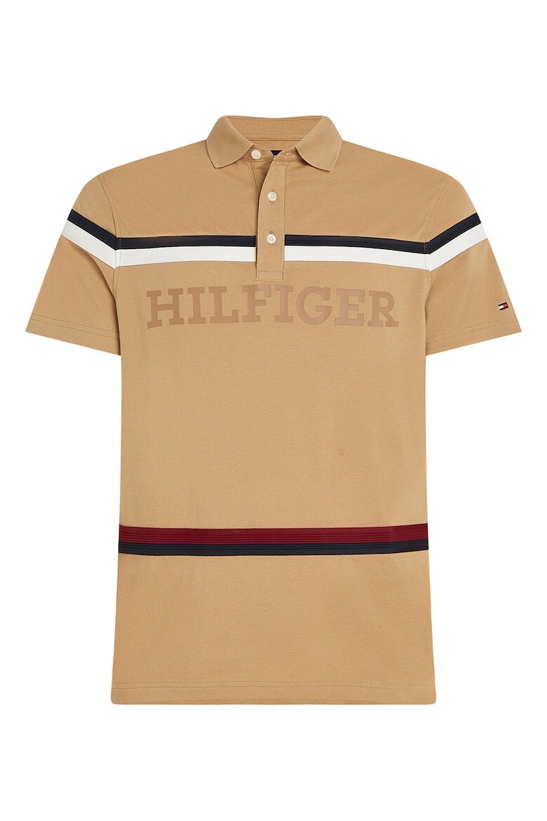 

Футболка с воротником и полоской Tommy Hilfiger, красный