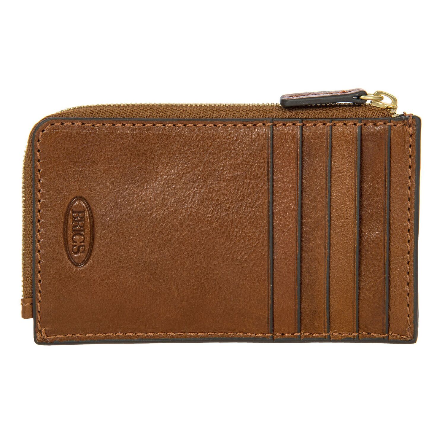 

Кошелек BRIC`s Volterra Kreditkartenetui RFID Schutz Leder 14 см, цвет tobacco