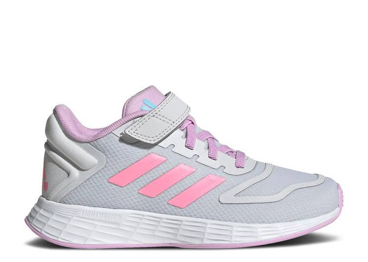 

Кроссовки Adidas DURAMO 10 ELASTIC LACE J 'DASH GREY BEAM PINK', серый