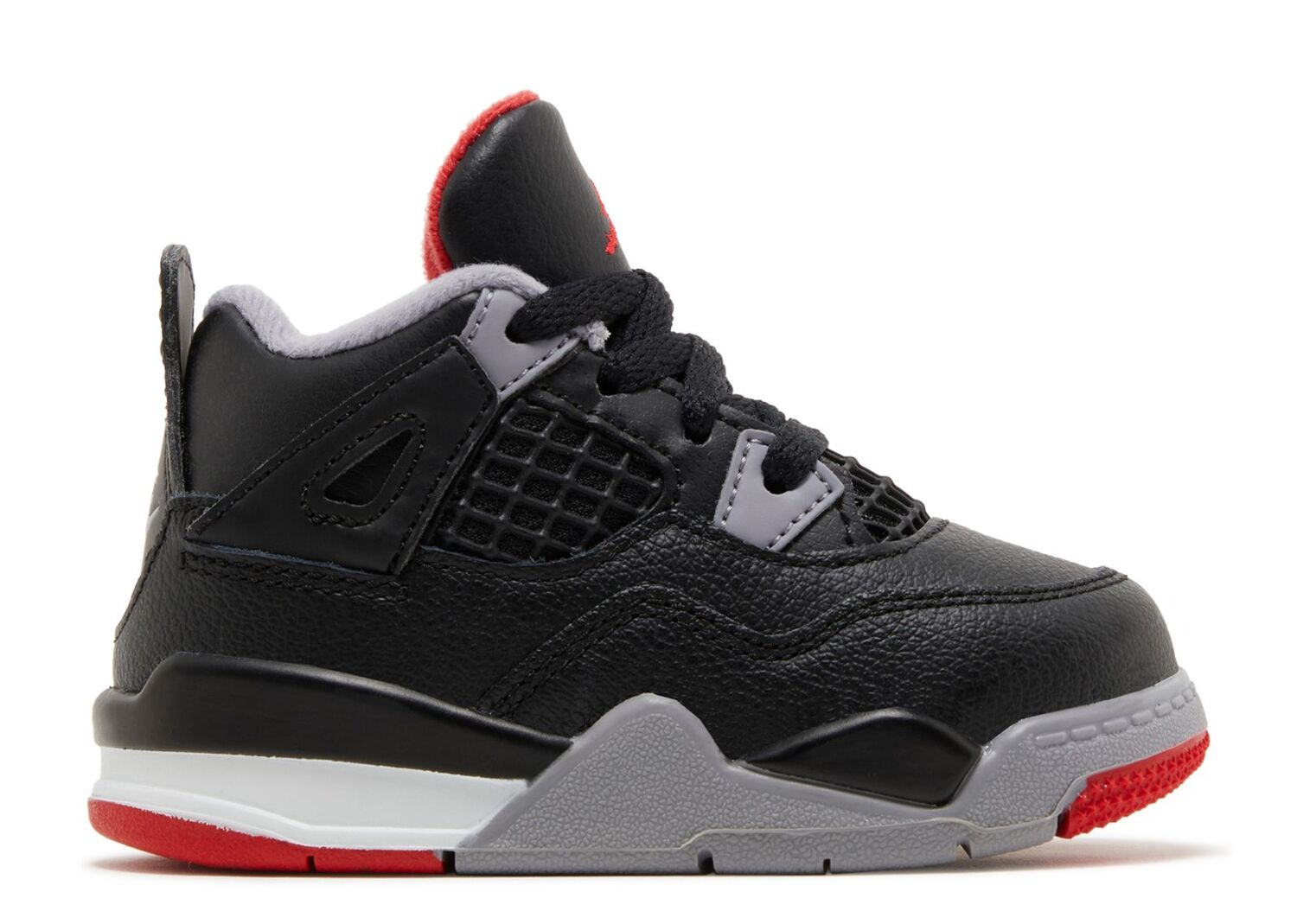 Кроссовки Air Jordan Air Jordan 4 Retro Td 'Bred Reimagined', черный кроссовки air jordan air jordan 4 retro td red cement белый