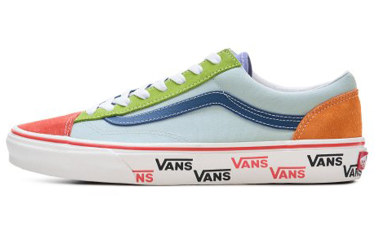 

Туфли для скейтбординга унисекс Vans Style 36 Синий/Зеленый/Красный