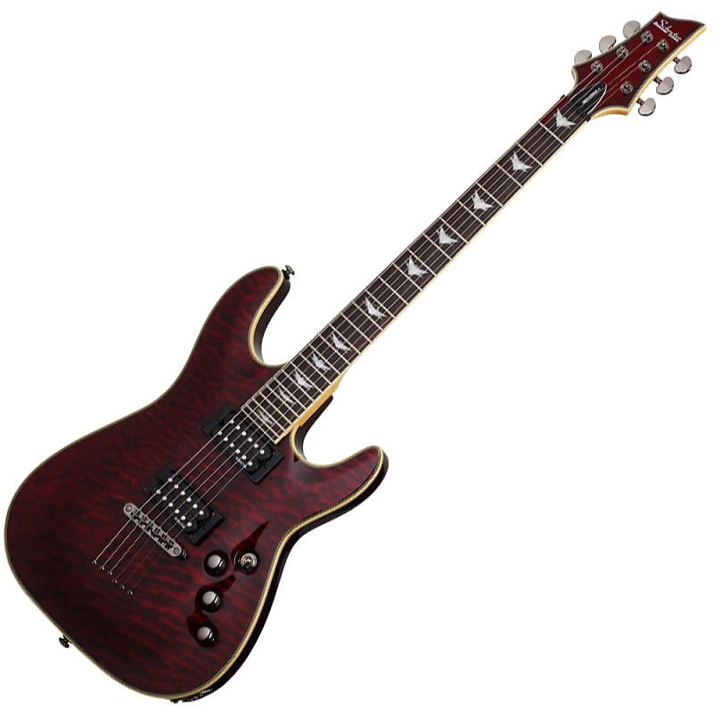 цена Электрогитара Schecter Omen Extreme-6 Electric Guitar - Black Cherry